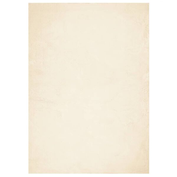 vidaXL Koberec HUARTE s kr&aacute;tkym vlakom um&yacute;vateľn&yacute; kr&eacute;mov&yacute; 140x200 cm