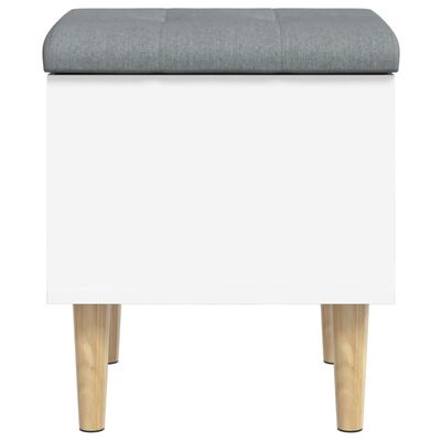 vidaXL Úložná lavička biela 42x42x46 cm kompozitné drevo