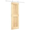vidaXL Posuvn&eacute; dvere 70 x 210 cm Mas&iacute;vne borovicov&eacute; drevo (neupraven&eacute;)