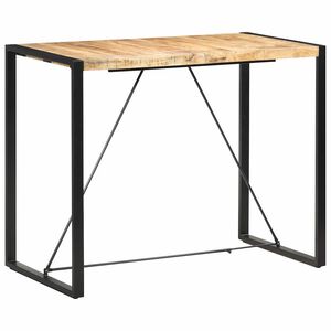 vidaXL Barov&yacute; stol&iacute;k 140x70x110 cm mas&iacute;vne mangovn&iacute;kov&eacute; drevo