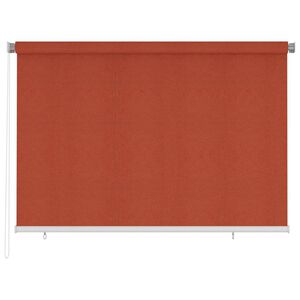 vidaXL Vonkaj&scaron;ia zatemňovacia roleta 225 (&Scaron;) x 140 (V) cm terakotov&aacute; HDPE