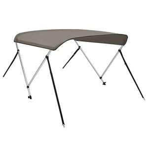 vidaXL 2-kr&iacute;dlov&aacute; bimini strie&scaron;ka siv&aacute; 150x120x110 cm