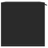 vidaXL Uzavret&yacute; box na stelivo, čierny 60x40x40 cm, kompozitn&eacute; drevo