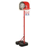 vidaXL Prenosná nastaviteľná basketbalová súprava 138,5-166 cm