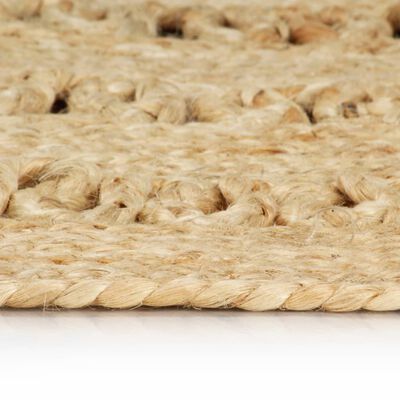 vidaXL Ručne vyrobený koberec z pletenej juty 240 cm