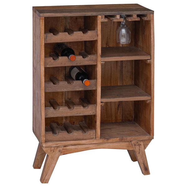 vidaXL Ro&scaron;t Hned&aacute; 60 x 30 x 90 cm Mas&iacute;vne obnoven&eacute; drevo