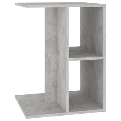 vidaXL Príručný stolík betónový sivý 60x40x45 cm drevotrieska