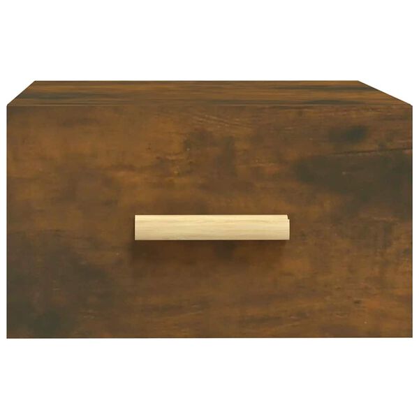 vidaXL N&aacute;stenn&yacute; nočn&yacute; stol&iacute;k dymov&yacute; dub 35x35x20 cm