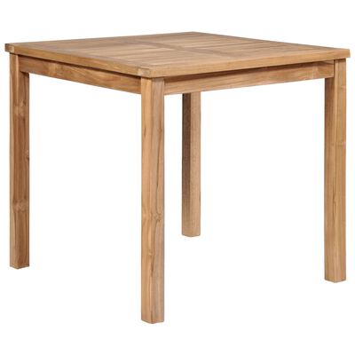 vidaXL Záhradný stôl 80x80x77 cm, tíkový masív