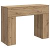 vidaXL Konferenčn&yacute; stol&iacute;k Dub artisan 102 x 35 x 75 cm