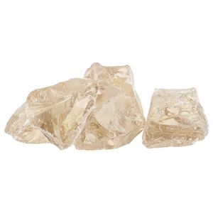 vidaXL Z&aacute;hradn&eacute; kamene Zlat&aacute; 12 cm Sklo