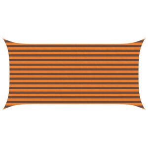 vidaXL Slnečn&aacute; plachta Oranžov&aacute; a hned&aacute; 4 x 2 m 100% polyester Oxford