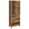 vidaXL Highboard Star&eacute; drevo 69,5 x 34 x 180 cm Kompozitn&eacute; drevo