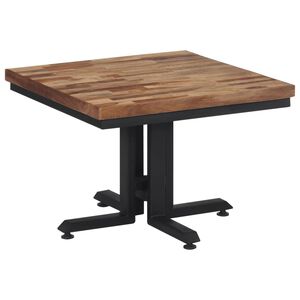 vidaXL Konferenčn&yacute; stol&iacute;k 55x55x40 cm recyklovan&yacute; t&iacute;kov&yacute; mas&iacute;v