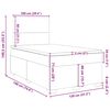 vidaXL Boxspring posteľ s matracom, tmavozelen&aacute; 120x190cm, zamat