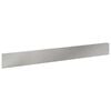 vidaXL Obrubn&iacute;k tr&aacute;vnika 10 pcs 100 x 12 cm Oceľ Strieborn&aacute;