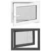 vidaXL Otočn&eacute; a sklopn&eacute; okno do suter&eacute;nu RISOR 80 x 50 cm PVC a sklo