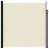 vidaXL Zaťahovacia bočná markíza, krémová 200x600 cm