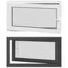 vidaXL Otočn&eacute; a sklopn&eacute; okno do suter&eacute;nu RISOR 110 x 60 cm PVC a sklo