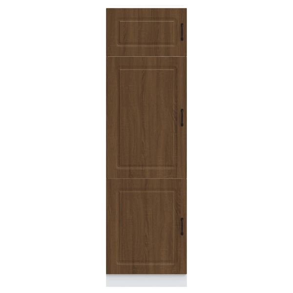 vidaXL Kuchynsk&aacute; skriňa Kalmar, hned&yacute; dub, kompozitn&eacute; drevo