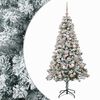 vidaXL Umel&yacute; vianočn&yacute; stromček s guľami 120 cm 150 LED Tepl&aacute; biela