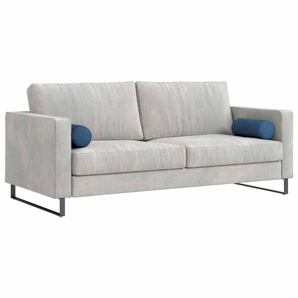 vidaXL Podložkov&eacute; vank&uacute;&scaron;e 2 pcs Modr&aacute; &Oslash; 15 x 40 cm l&aacute;tka