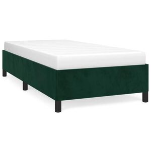 vidaXL Posteľ bez matraca tmavozelen&yacute; 80x200 cm zamat