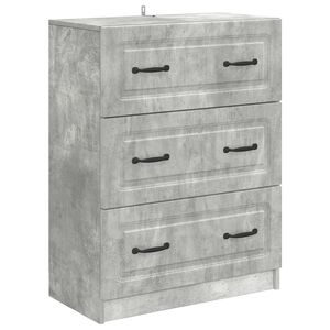 vidaXL Z&aacute;suvkov&yacute; kabinet Bet&oacute;novo siv&aacute; 66 x 34,5 x 87 cm