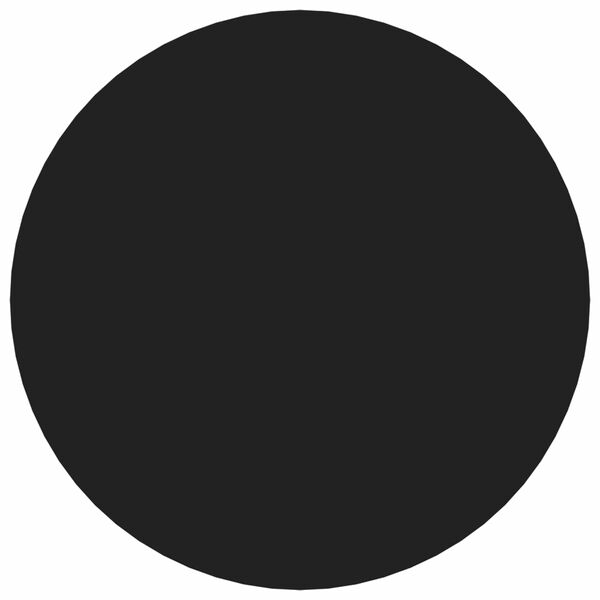 vidaXL Samolepiaci obal na skrutky 2 pcs Čierna &Oslash; 20 x 0,5 mm