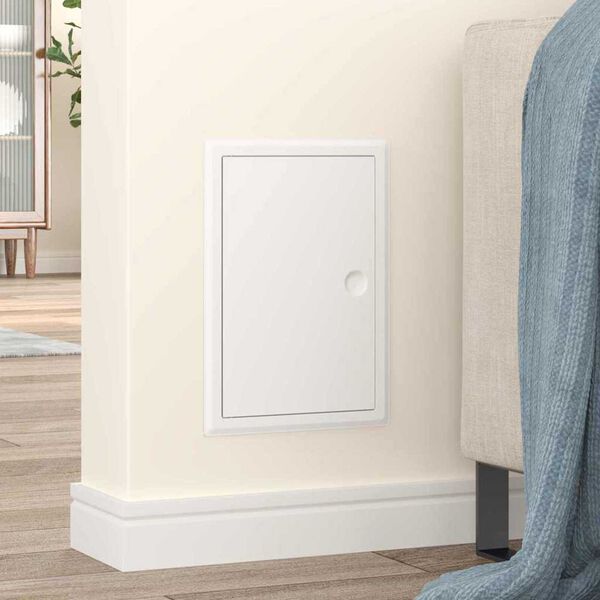 vidaXL Access Panel Biela 63 x 33 x 3 cm Oceľ