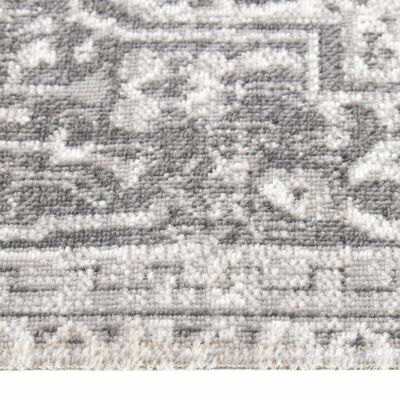 vidaXL Vonkajší koberec hladké tkanie 100x200 cm bledosivý