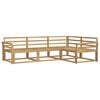 vidaXL Z&aacute;hradn&aacute; s&uacute;prava gaučov 4 pcs Biela 250 x 170,5 x 73 cm