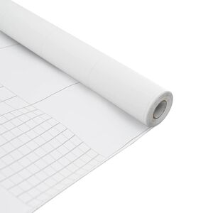 vidaXL Samolepiaca okenn&aacute; f&oacute;lia Frosted biela 45 x 1000 cm PVC