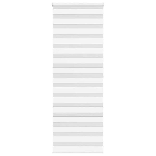 vidaXL Zebra roleta biela 80x200 cm &scaron;&iacute;rka l&aacute;tky 75,9 cm polyester
