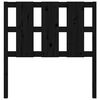 vidaXL Čelo postele čierne 95,5x4x100 cm masívna borovica