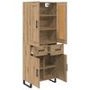 vidaXL Highboard Remeseln&yacute; dub 69,5 x 34 x 180 cm Kompozitn&eacute; drevo