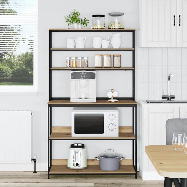 vidaXL Kuchynsk&aacute; polica Remeseln&yacute; dub 100 x 40 x 168 cm