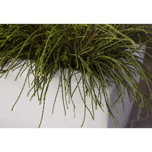 Capi Kvetináč Arc Granite obdĺžnik 60x35x40 cm slonovinový