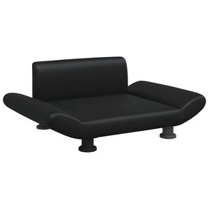 vidaXL Pelech pre psa čierny 70x45x28 cm umel&aacute; koža