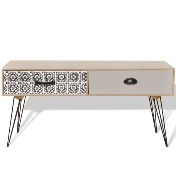 vidaXL Stol&iacute;k na telev&iacute;zor, 100x40x35 cm, hned&yacute;