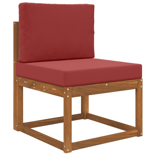 vidaXL Vank&uacute;&scaron; na vonkaj&scaron;iu pohovku 2 pcs v&iacute;novo červen&aacute; Polyester