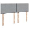 vidaXL Boxspring posteľ s matracom bledosiv&aacute; 140x200 cm l&aacute;tka