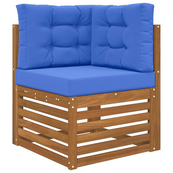 vidaXL Vank&uacute;&scaron; na vonkaj&scaron;iu pohovku 3 pcs Tyrkysov&aacute; Polyester