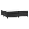 vidaXL Boxspring posteľ s matracom čierna 200x200 cm umel&aacute; koža