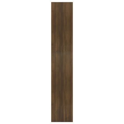 vidaXL Knižnica/deliaca stena hnedý dub 60x30x166 cm drevotrieska