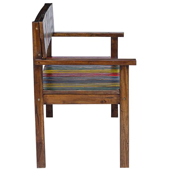 vidaXL Jedálenské stoličky 4 ks recyklovaný masív