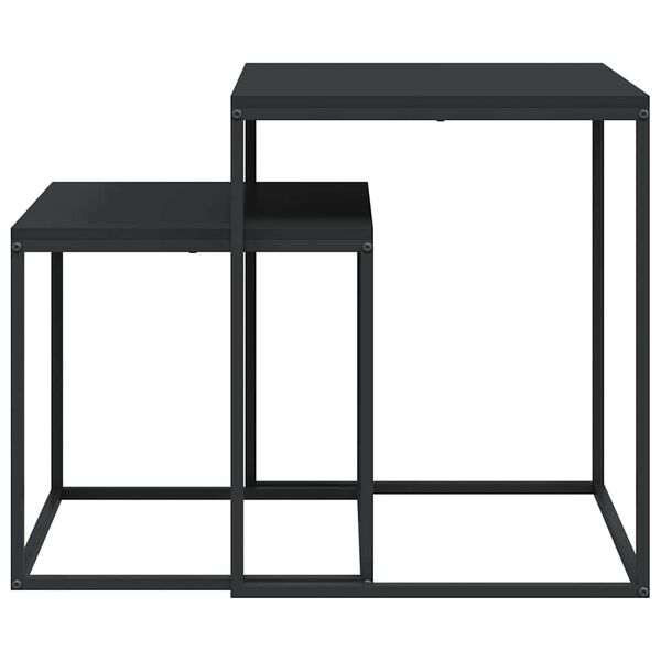 vidaXL Sada konferenčn&yacute;ch stol&iacute;kov 2 ks spracovan&eacute; drevo a kov