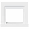 vidaXL Obloženie krbu biele 100x30x87,5 cm kompozitné drevo