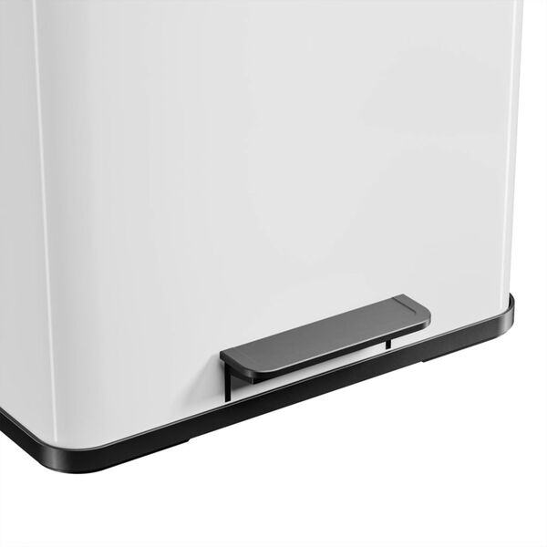 Hailo Pedálový kôš Oko Duo Plus veľkosť L 17 l + 9 l biely 0630-230