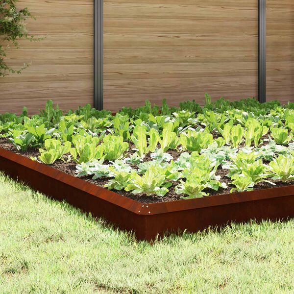 vidaXL Slim&aacute;kov&eacute; z&aacute;brany 20 pcs Hrdzav&yacute;